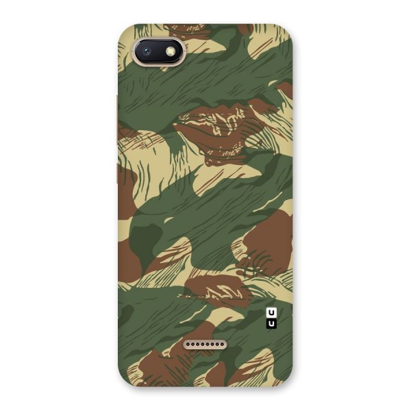 Army Design Back Case for Redmi 6A