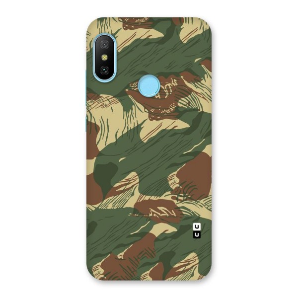 Army Design Back Case for Redmi 6 Pro