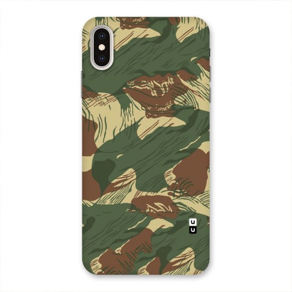 Army Design Back Case for iPhone XS Max