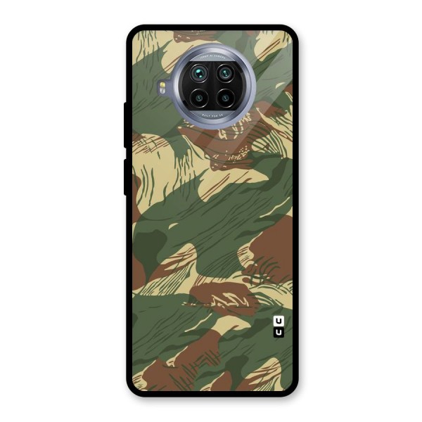 Army Design Glass Back Case for Mi 10i