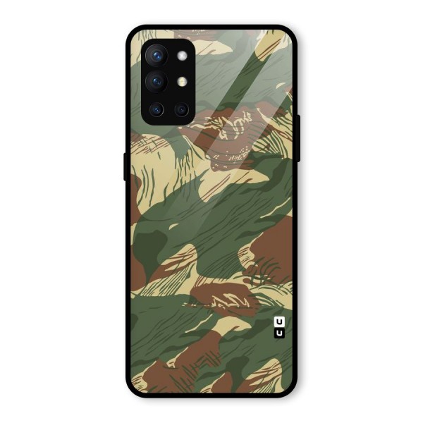 Army Design Glass Back Case for OnePlus 9R