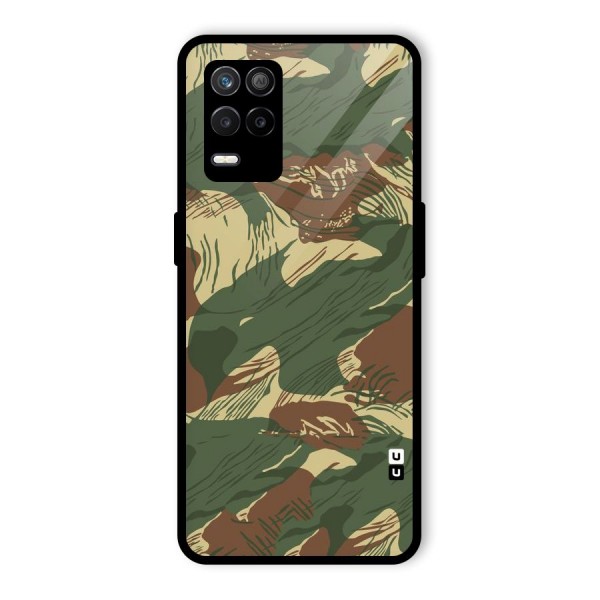 Army Design Glass Back Case for Realme 9 5G