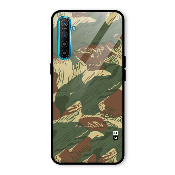 Army Design Glass Back Case for Realme XT