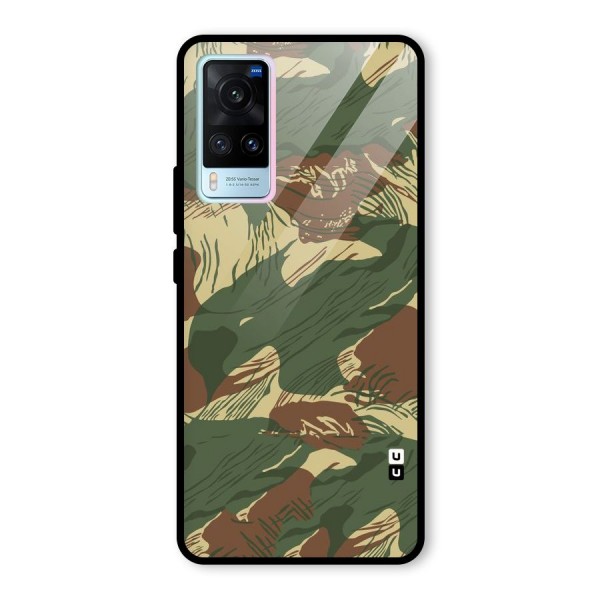 Army Design Glass Back Case for Vivo X60