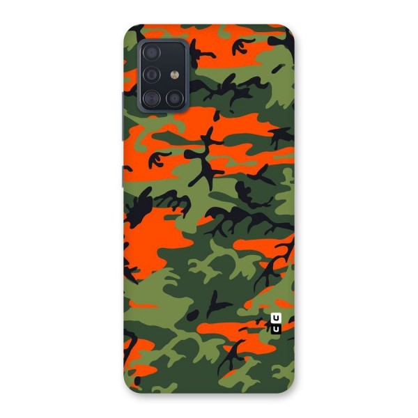 Army Pattern Back Case for Galaxy A51