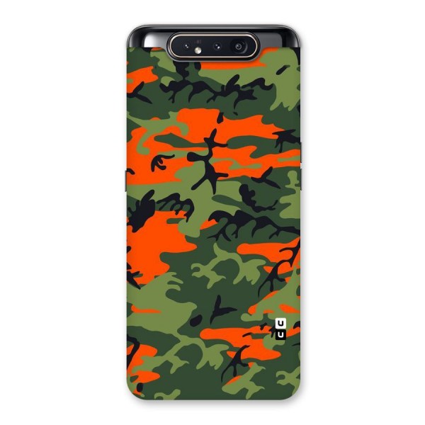 Army Pattern Back Case for Galaxy A80