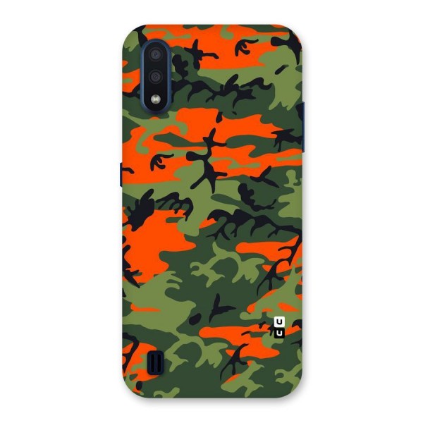 Army Pattern Back Case for Galaxy M01