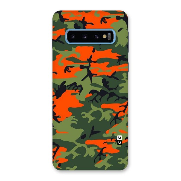 Army Pattern Back Case for Galaxy S10