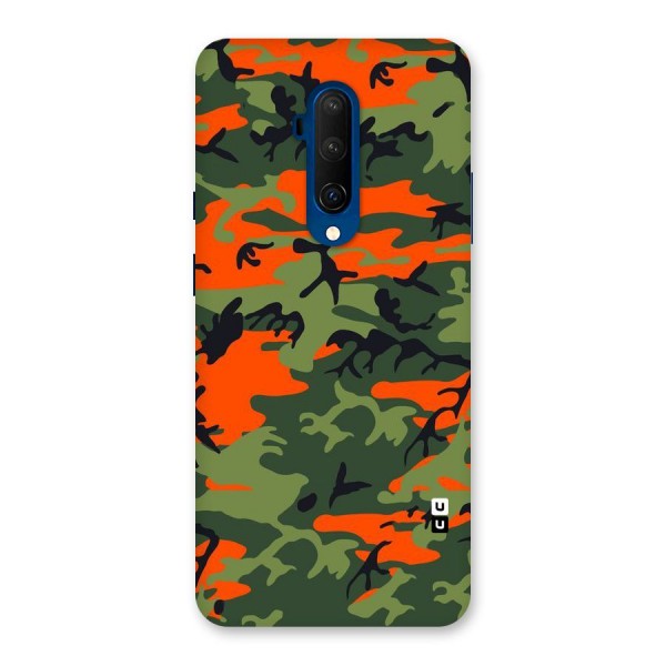 Army Pattern Back Case for OnePlus 7T Pro