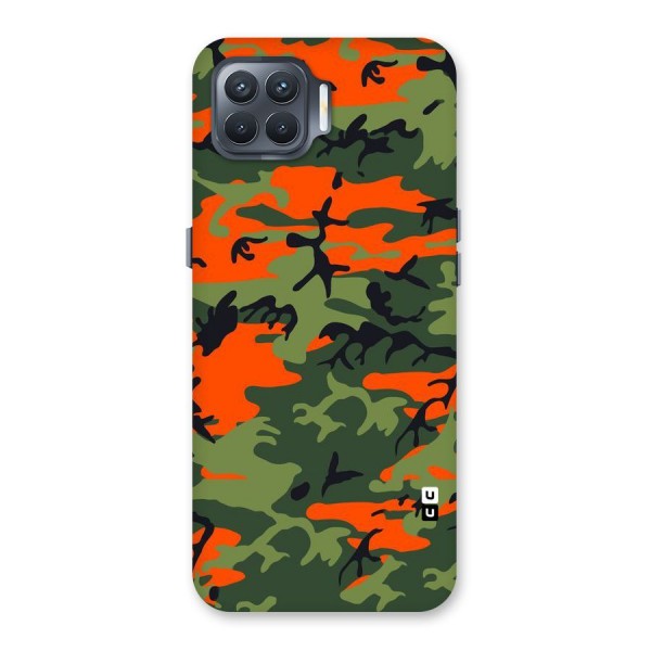 Army Pattern Back Case for Oppo F17 Pro