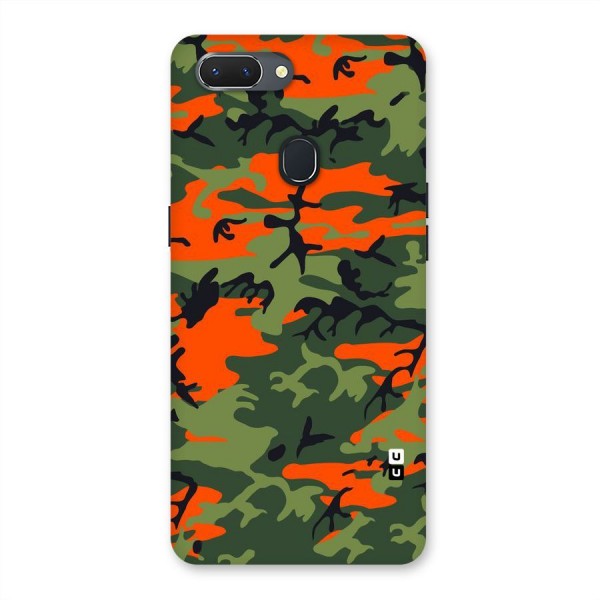 Army Pattern Back Case for Oppo Realme 2