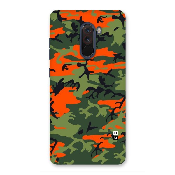 Army Pattern Back Case for Poco F1