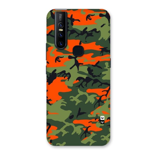 Army Pattern Back Case for Vivo V15