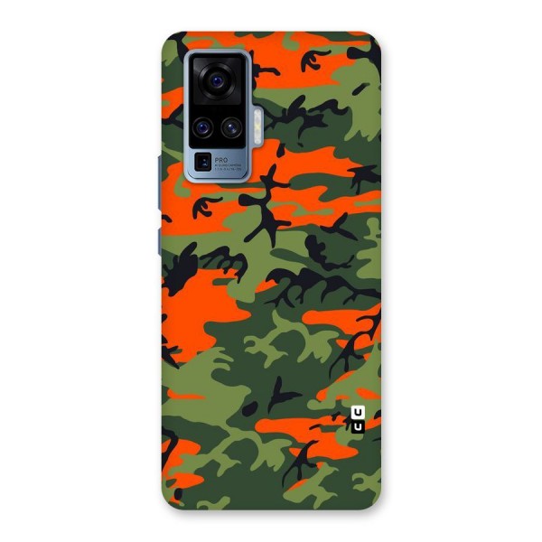 Army Pattern Back Case for Vivo X50 Pro