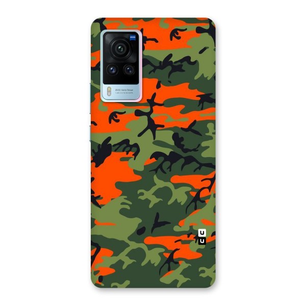 Army Pattern Back Case for Vivo X60 Pro