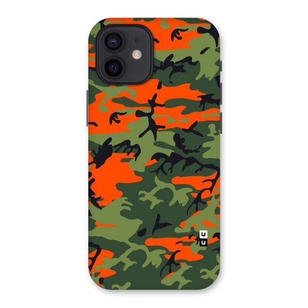 Army Pattern Back Case for iPhone 12