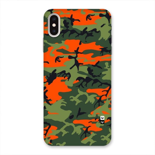 Army Pattern Back Case for iPhone XS Max