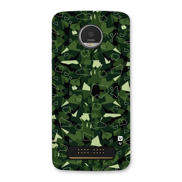 Army Shape Design Back Case for Moto Z Play