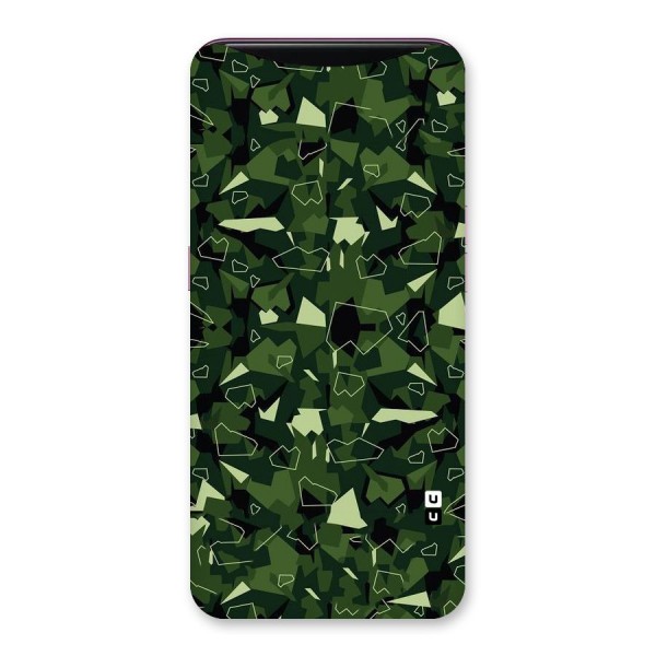 Army Shape Design Back Case for Oppo Find X