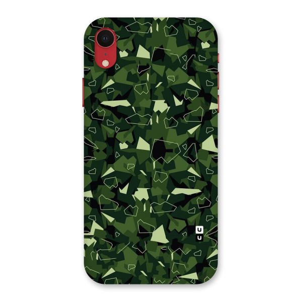 Army Shape Design Back Case for iPhone XR