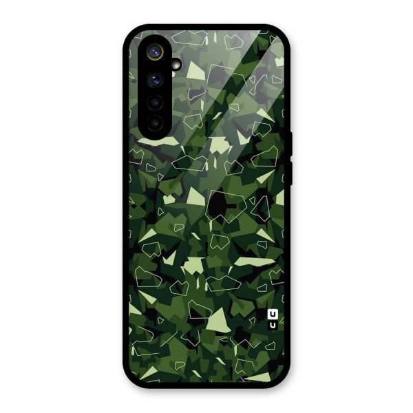 Army Shape Design Glass Back Case for Realme 6i