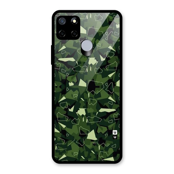 Army Shape Design Glass Back Case for Realme C12