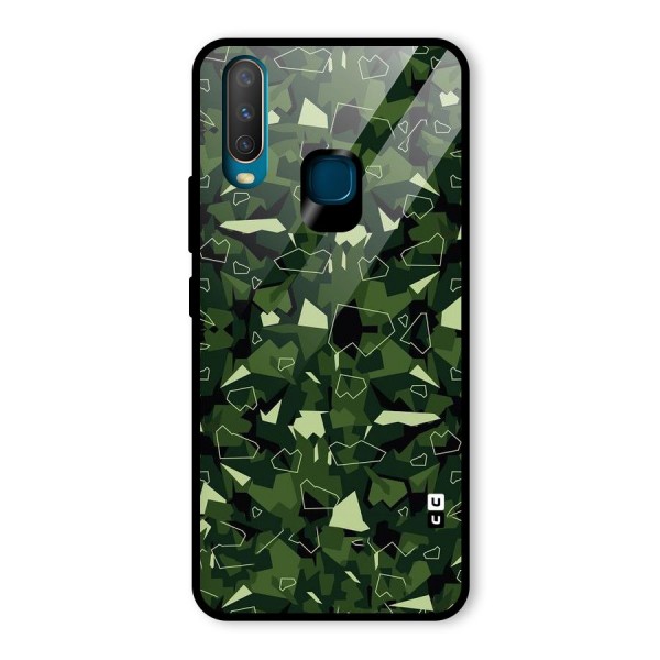 Army Shape Design Glass Back Case for Vivo Y12