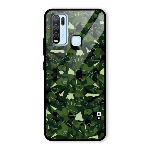 Army Shape Design Glass Back Case for Vivo Y30