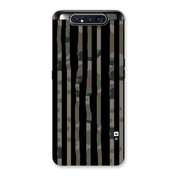 Army Stripes Back Case for Galaxy A80