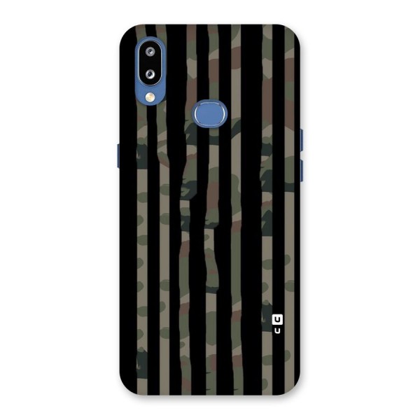 Army Stripes Back Case for Galaxy M01s