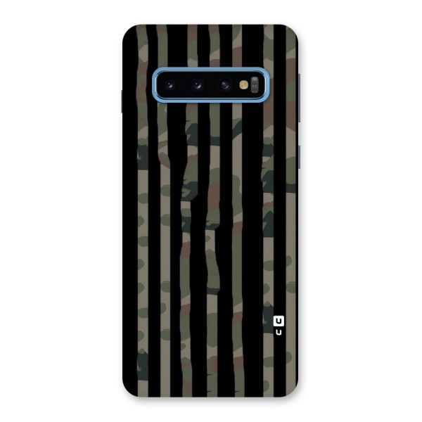 Army Stripes Back Case for Galaxy S10