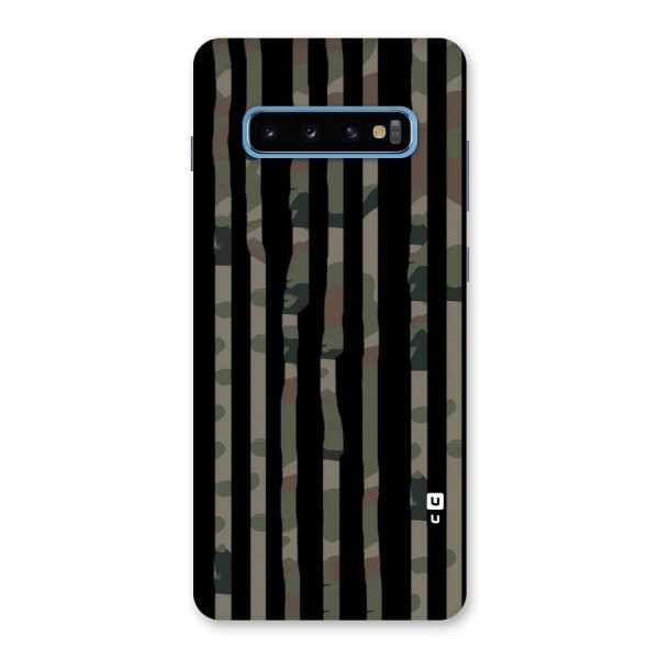 Army Stripes Back Case for Galaxy S10 Plus