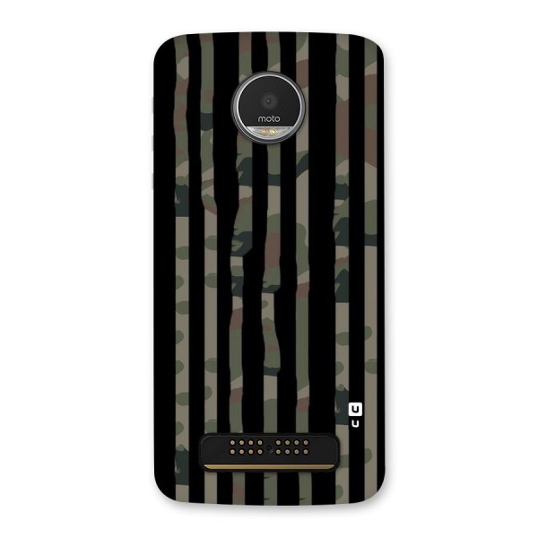 Army Stripes Back Case for Moto Z Play