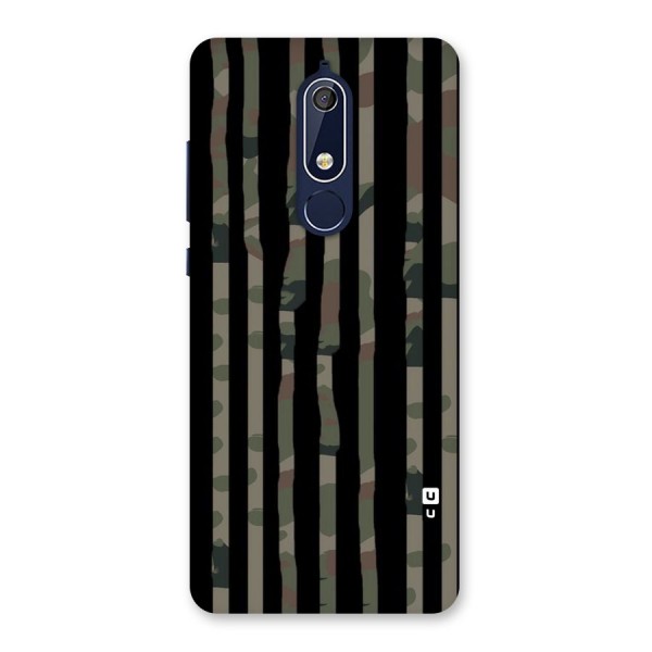 Army Stripes Back Case for Nokia 5.1