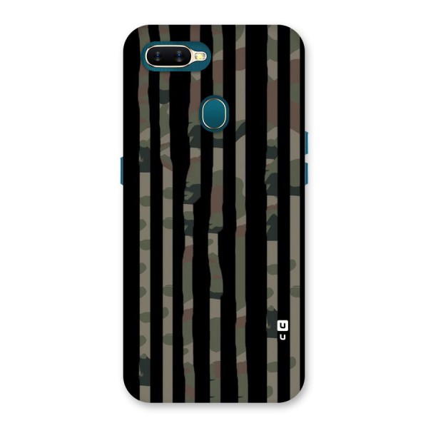 Army Stripes Back Case for Oppo A12