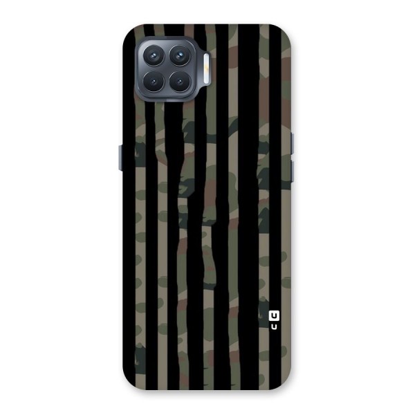 Army Stripes Back Case for Oppo F17 Pro