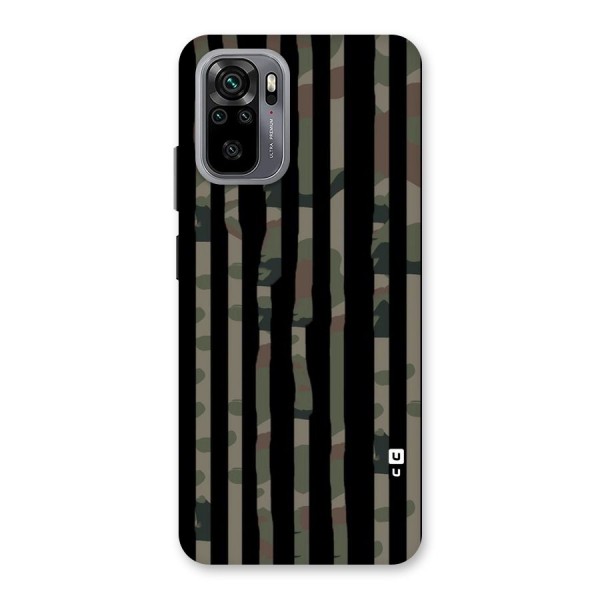 Army Stripes Back Case for Redmi Note 10