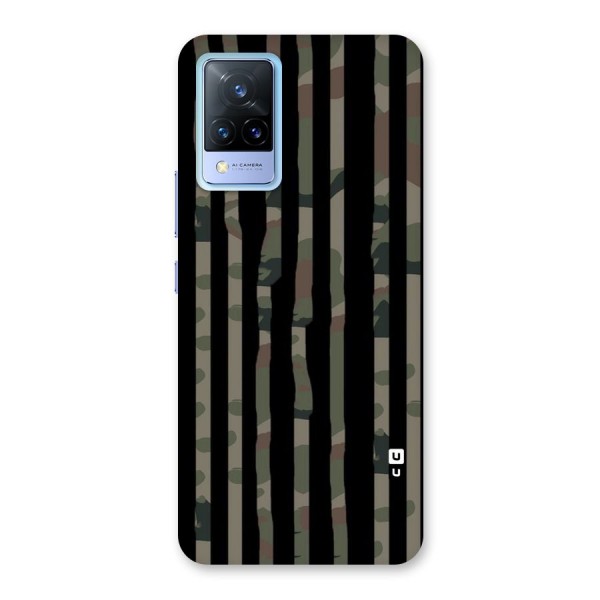 Army Stripes Back Case for Vivo V21 5G