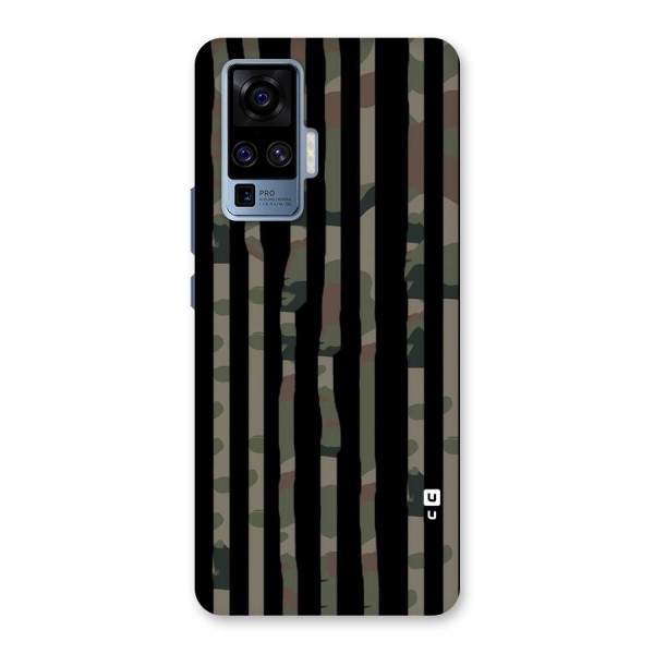 Army Stripes Back Case for Vivo X50 Pro