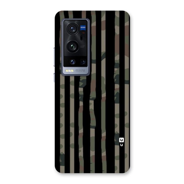 Army Stripes Back Case for Vivo X60 Pro Plus