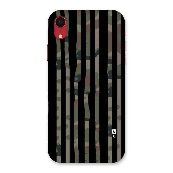 Army Stripes Back Case for iPhone XR