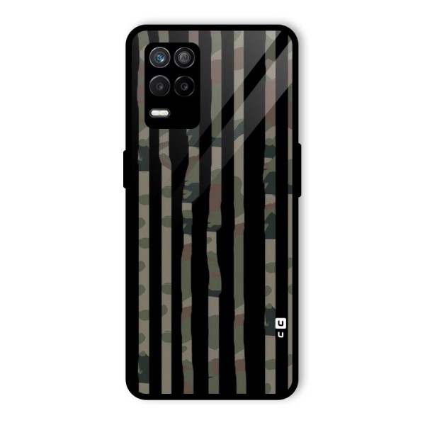 Army Stripes Glass Back Case for Realme 9 5G