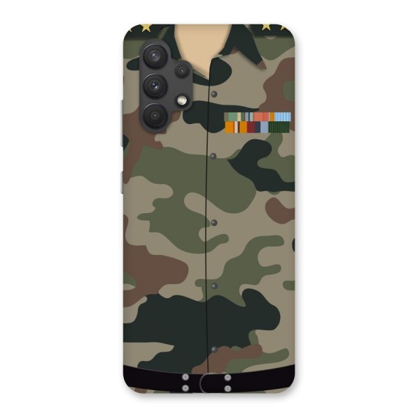 Army Uniform Back Case for Galaxy A32