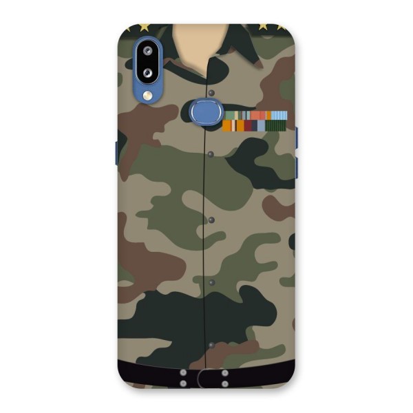 Army Uniform Back Case for Galaxy M01s