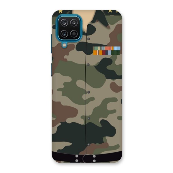 Army Uniform Back Case for Galaxy M12