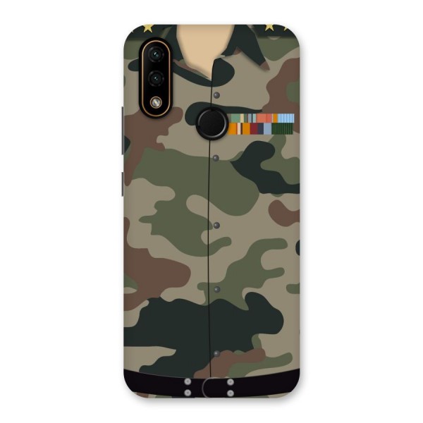 Army Uniform Back Case for Lenovo A6 Note