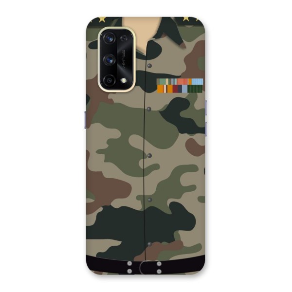 Army Uniform Glass Back Case for Realme X7 Pro