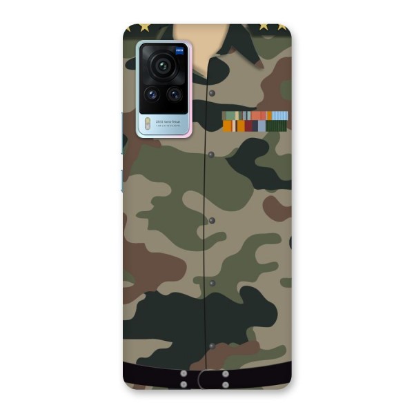 Army Uniform Back Case for Vivo X60 Pro