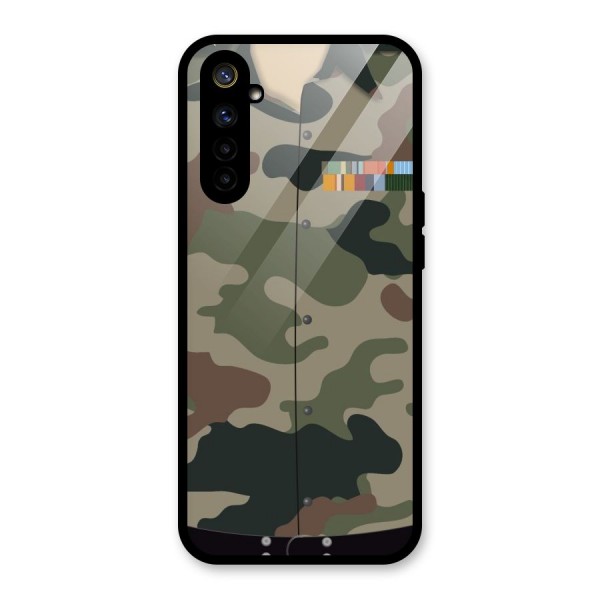 Army Uniform Glass Back Case for Realme 6