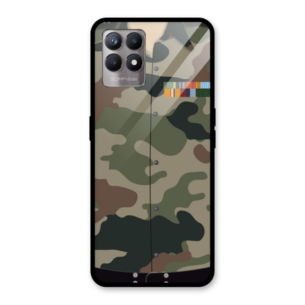 Army Uniform Glass Back Case for Realme 8i